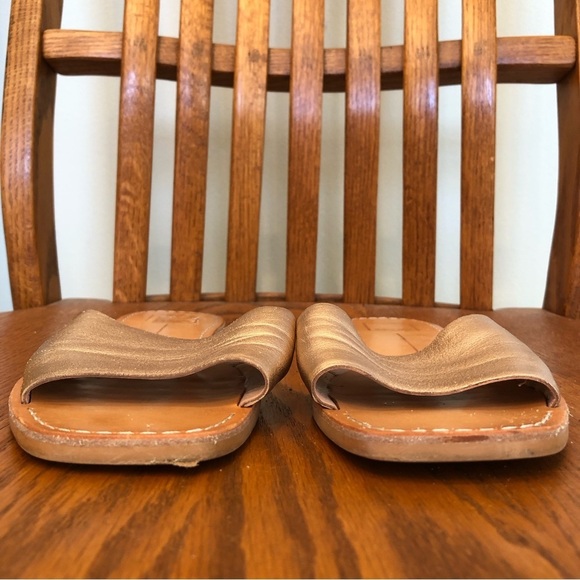🌈 6/$60, Dolce Vita Rose Gold Sandal, Size 10 - Picture 8 of 9
